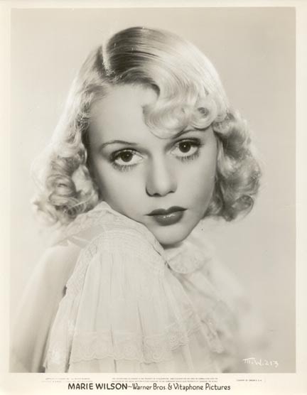 Hollywood Legend Marie Wilson – Class of 1933