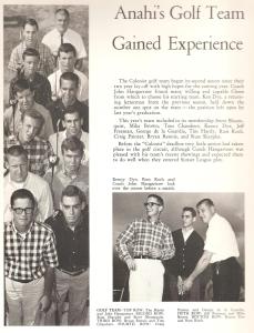 AHS 1964 Golf Team