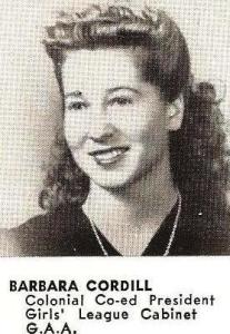 Barbara Cordill 1944